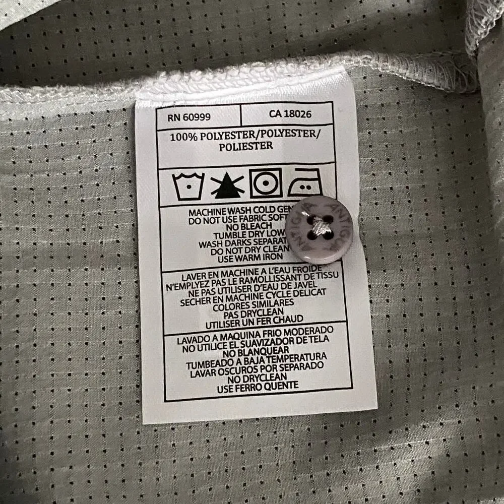 Antigua Texas A&M Shirt Activate Woven Short Sleeve Button-Up Shirt Gray NEW - Picture 12 of 14